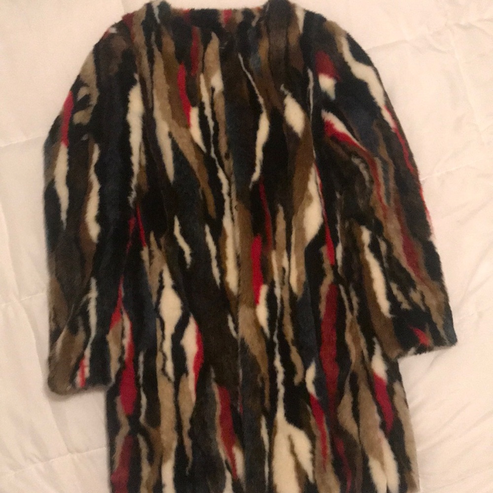 Zara womans fur jacket